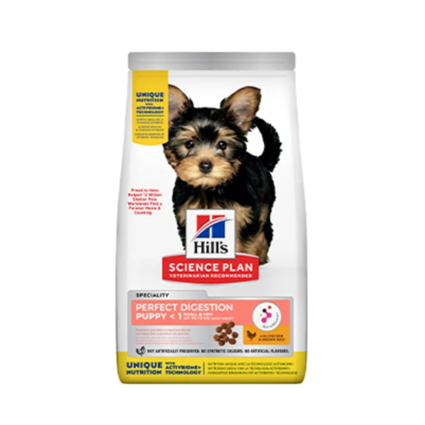 [620-607237] Hills Perfect Digestion Tavuklu Küçük Irk Yavru Köpek Maması (3 Kg)