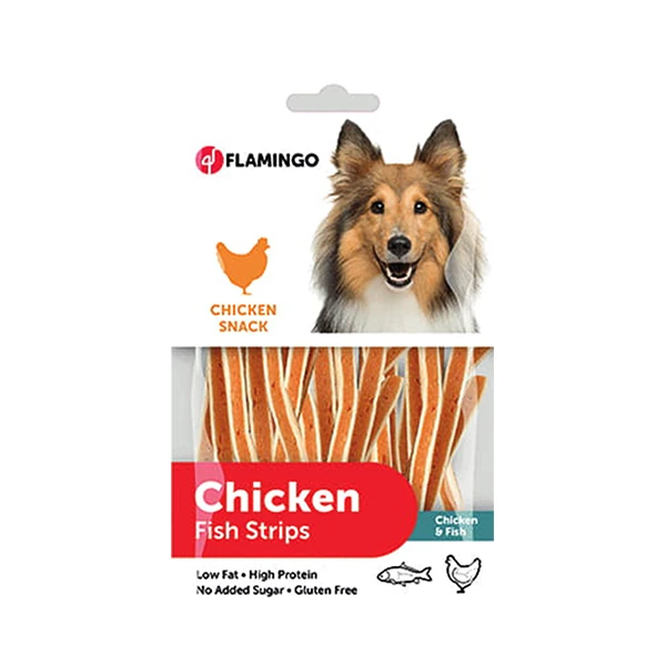 [241-2010188] Flamingo Tavuk ve Balıklı Köpek Ödül Maması (1 Adet)