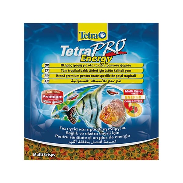 [400-160170] Tetra Pro Energy Crisps Tropikal Balık Yemi (12 Gr)