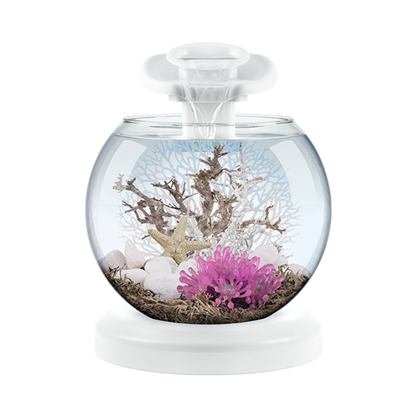 [402-710505] Tetra Duo Waterfall Globe Akvaryum (Beyaz)