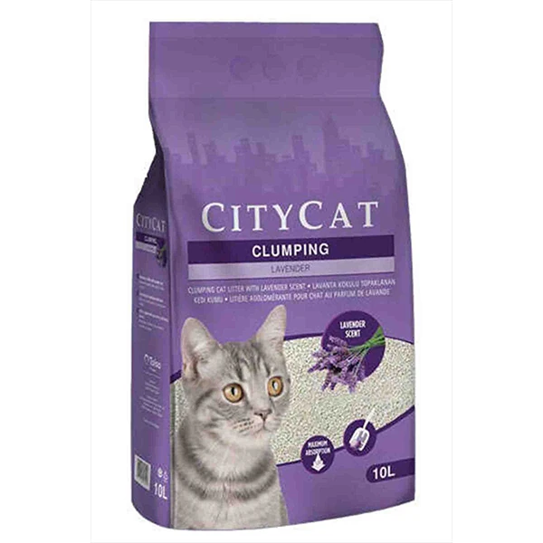 [245-805001] City Cat Topaklanan Lavanta Kokulu Kedi Kumu (1 Adet)