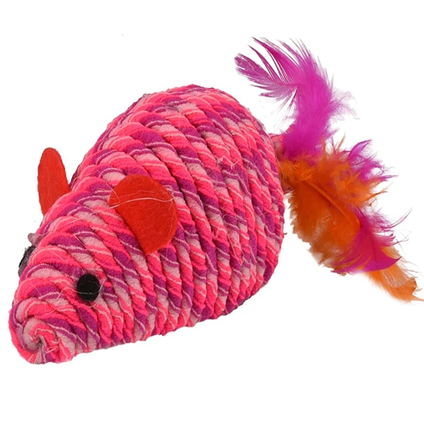 [240-560909] Flamingo Bibi Fare Kedi Oyuncağı (Pembe)