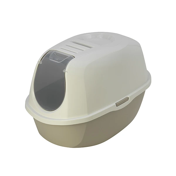 [242-C370-330] Moderna Smart Kapalı Kedi Tuvaleti (Gri)