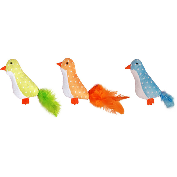 [240-560304] Flamingo Tüylü Peluş Kedi Oyuncağı