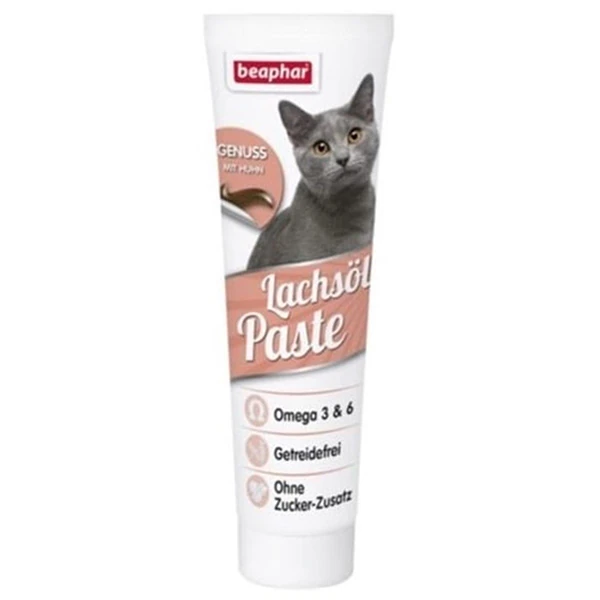 [210-017120] Beaphar Somonlu ve Omega 3 Destekli Kedi Vitamin Macunu