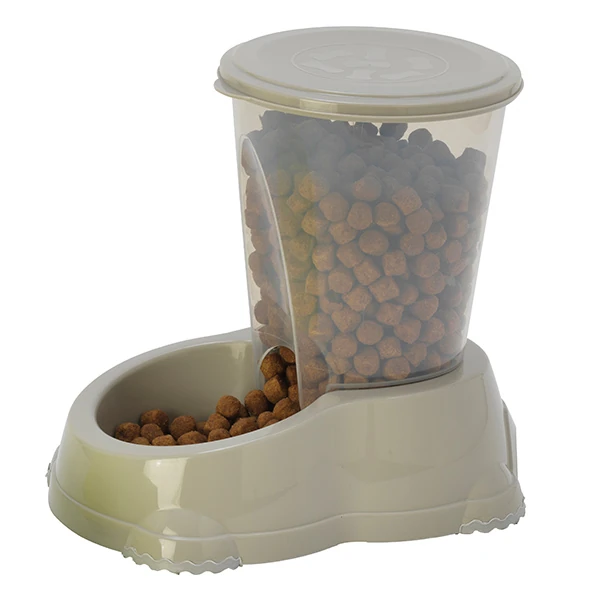 [242-H151-330] Moderna Smart Kedi ve Köpek Saklamalı Mama Kabı (Gri, 3 Lt)
