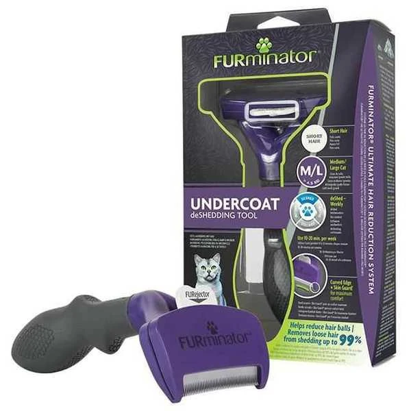 [407-691020] Furminator Kısa Tüylü Kedi Tüy Tarağı