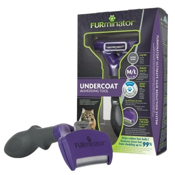 [407-691021] Furminator Uzun Tüylü Kedi Tüy Tarağı