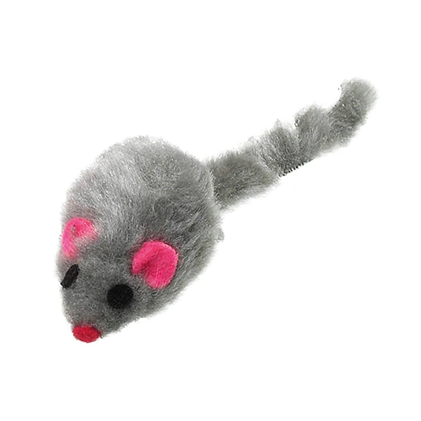 [240-046018] Flamingo Tüylü Fare Kedi Oyuncağı