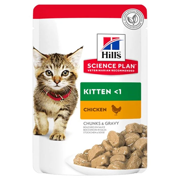 [615-604034] Hills Kitten Tavuklu Pouch Yavru Konserve Kedi Maması (1 Adet)