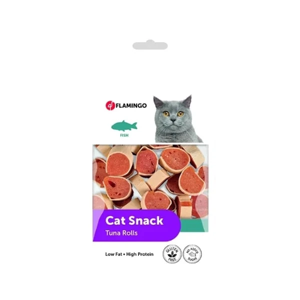[241-560603] Flamingo Hapki Cat Sushi Roll Tuna Balıklı Kedi Ödül Maması (1 Adet)