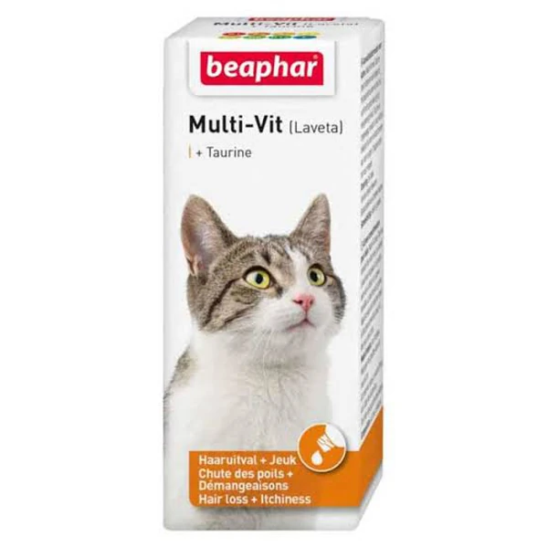 [210-011431] Beaphar Laveta Taurine Tüy Dökülme Önleyici Kedi Sıvı Besin Takviyesi