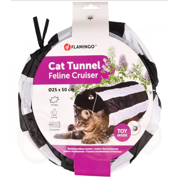 [240-33160] Flamingo Slindir Şeklinde Kedi Tüneli Oyuncağı