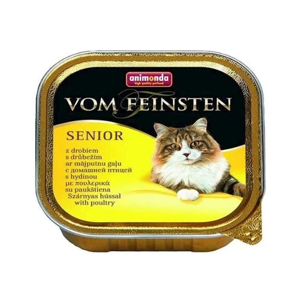 Animonda Vom Feinsten Senior Kümes Hayvanlı Yaşlı Konserve Kedi Maması