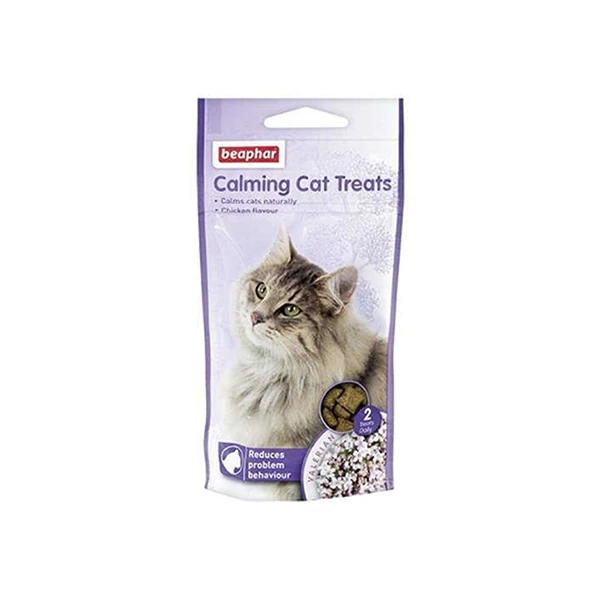 [210-011088] Beaphar Calming Tavuk Eti Aromalı Sakinleştirici Kedi Ödül Maması (1 Adet)