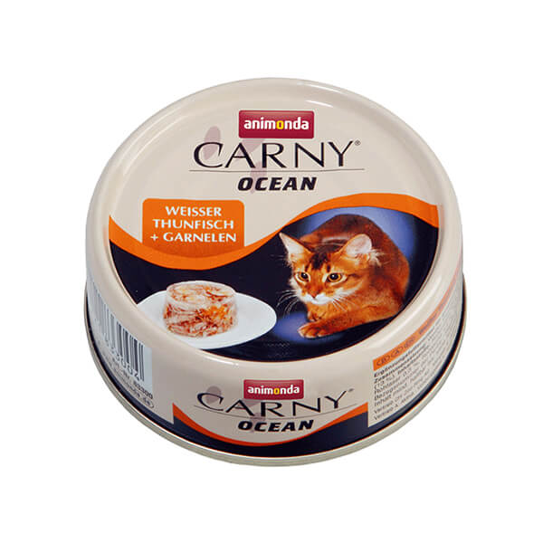 [200-083300] Animonda Carny Ton Balıklı ve Karidesli Yetişkin Konserve Kedi Maması (1 Adet)