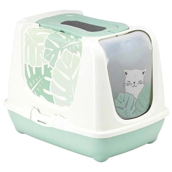 [242-C235-0378] Moderna Eden Trendy Filtreli Kapalı Kedi Tuvaleti (50 Cm)