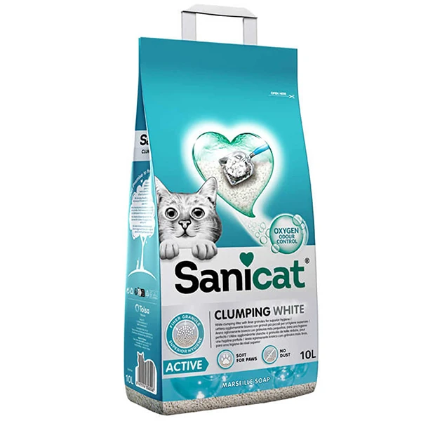 [245-803667] Sanicat Active Marsilya Sabunlu Kedi Kumu İnce (1 Adet)