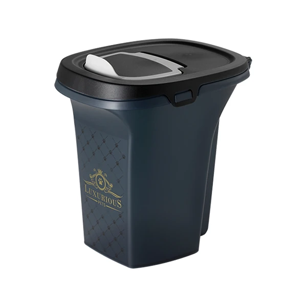 [242-AF50-015] Moderna Luxurious Kedi ve Köpek Plastik Mama Saklama Kabı