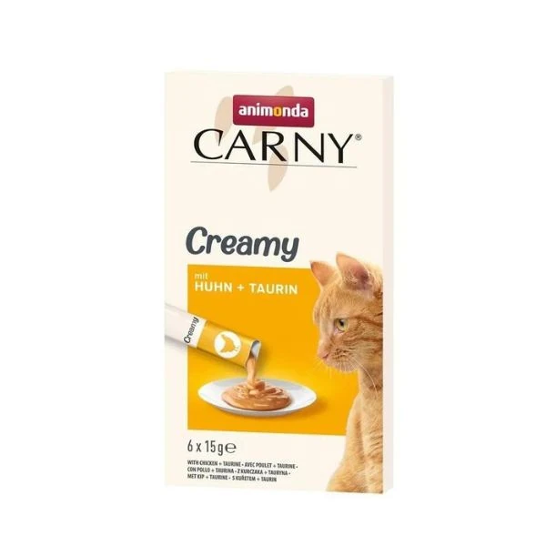 [8681707574371] Animonda Carny Tavuklu ve Taurinli Sıvı Kedi Ödül Maması (15 Gr, 1 Adet)