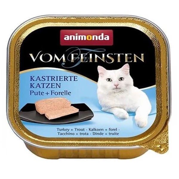[200-083864] Animonda Vom Feinsten Mildes Menu Hindi Etli ve Alabalıklı Yetişkin Konserve Kedi Maması (1 Adet)
