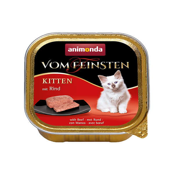 [200-083220] Animonda Kitten Biftekli Yavru Konserve Kedi Maması (1 Adet)