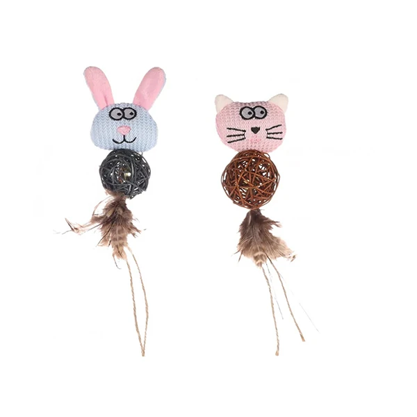 [240-561008] Flamingo Chayenne ve Bear Peluş Kedi Oyuncağı