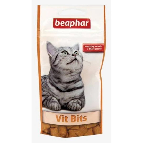 [210-011416] Beaphar Vit Bits Vitamin Macunlu Kedi Ödül Maması (1 Adet)