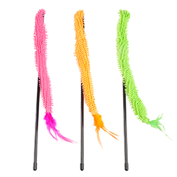 [240-560296] Flamingo Dangler Kumaş Kedi Oltası
