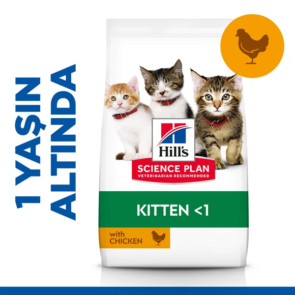 [610-604049] Hills Kitten Tavuklu Yavru Kedi Maması (3 Kg)