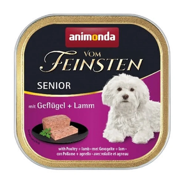 [200-082975] Animonda Vom Feinsten Kümes Hayvanlı ve Kuzu Etli Yaşlı Köpek Konservesi (1 Adet)