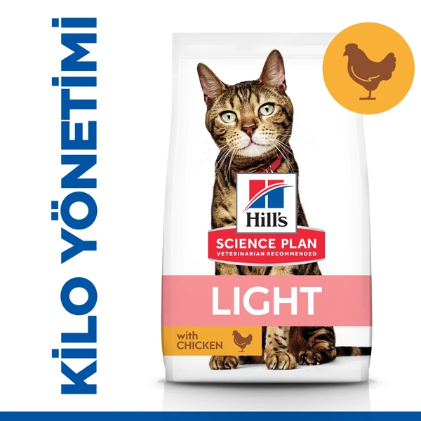 [610-604081] Hills Light Tavuklu Yetişkin Diyet Kedi Maması (3 Kg)
