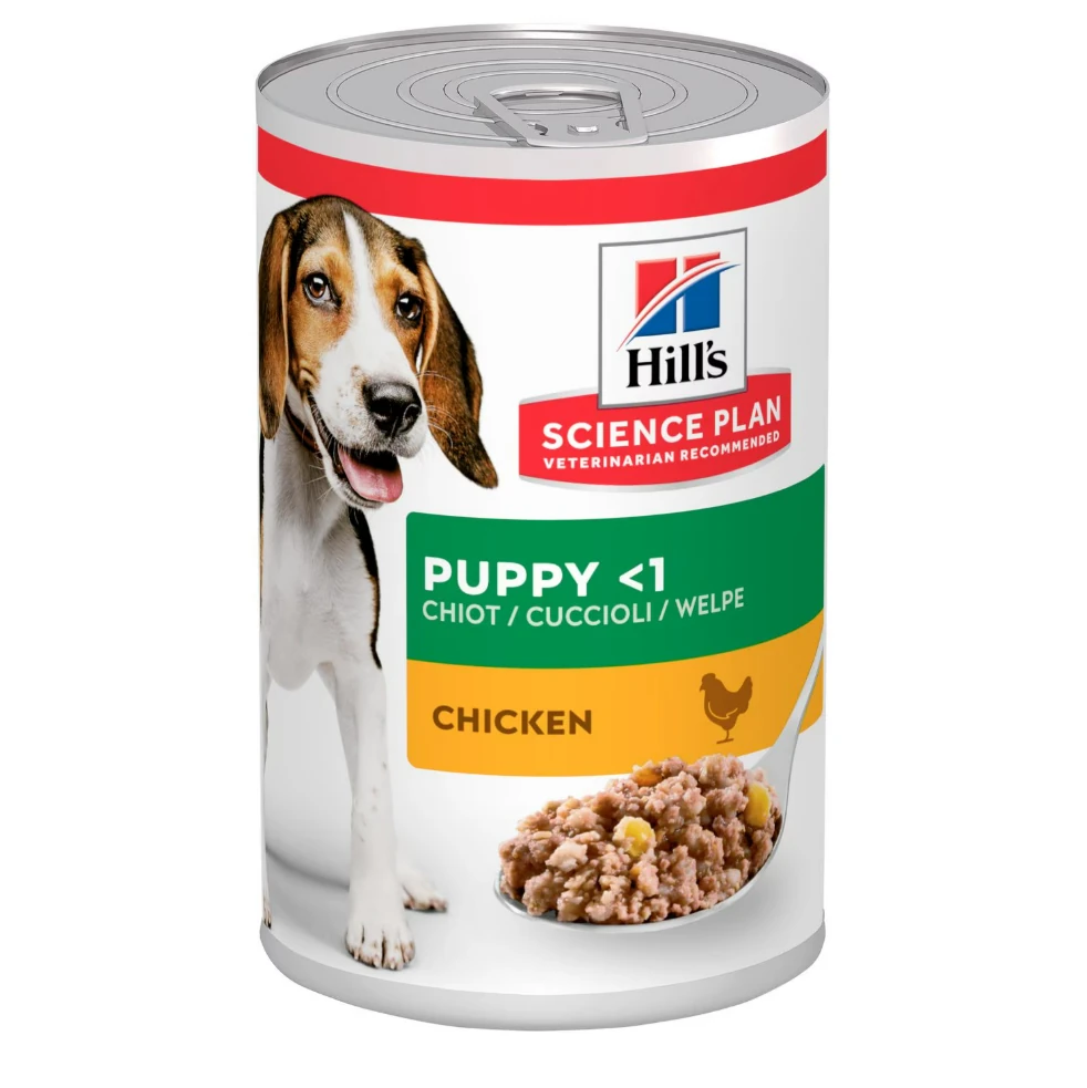 [625-607100] Hills Puppy Tavuklu Yavru Konserve Köpek Maması (1 Adet)