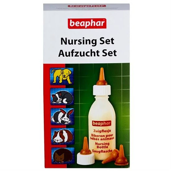 [210-011246] Beaphar Nursing Set Fırçalı Yavru Biberon Seti