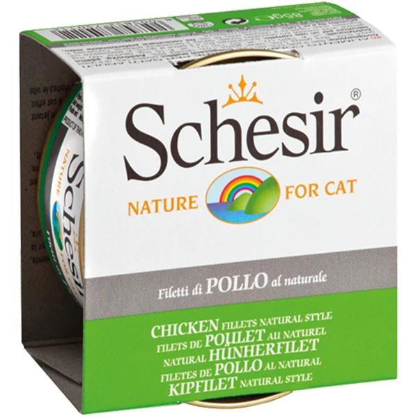 [230-C169] Schesir Tavuklu Naturel Konserve Kedi Maması (1 Adet)