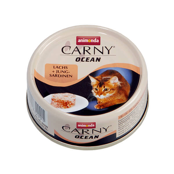 [200-083299] Animonda Carny Somon ve Sardalyalı Yetişkin Konserve Kedi Maması (1 Adet)