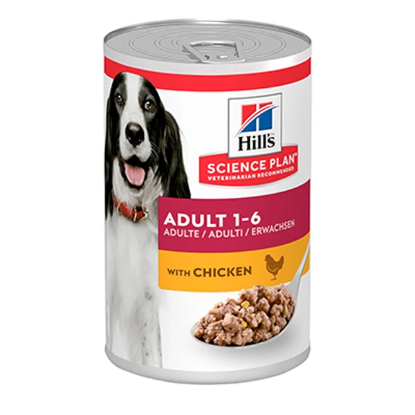 [625-607098] Hills Adult Tavuklu Yetişkin Konserve Köpek Maması (1 Adet)