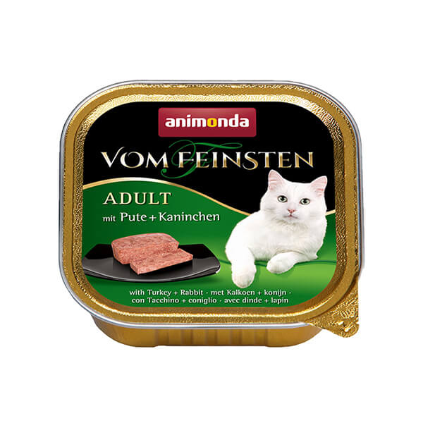 [200-083205] Animonda Hindi ve Tavşanlı Yetişkin Konserve Kedi Maması (1 Adet)