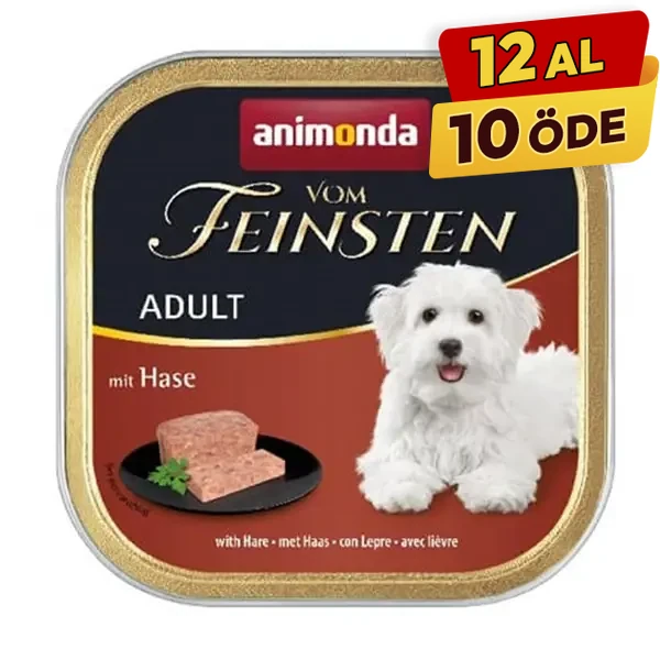 Animonda Vom Feinsten Tavşan Etli Yetişkin Köpek Konservesi