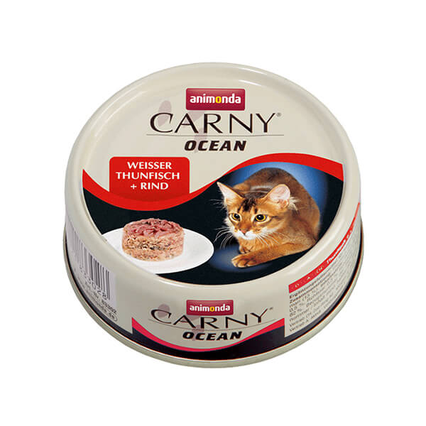 [200-083322] Animonda Carny Ton Balıklı ve Sığır Etli Konserve Kedi Maması (1 Adet)
