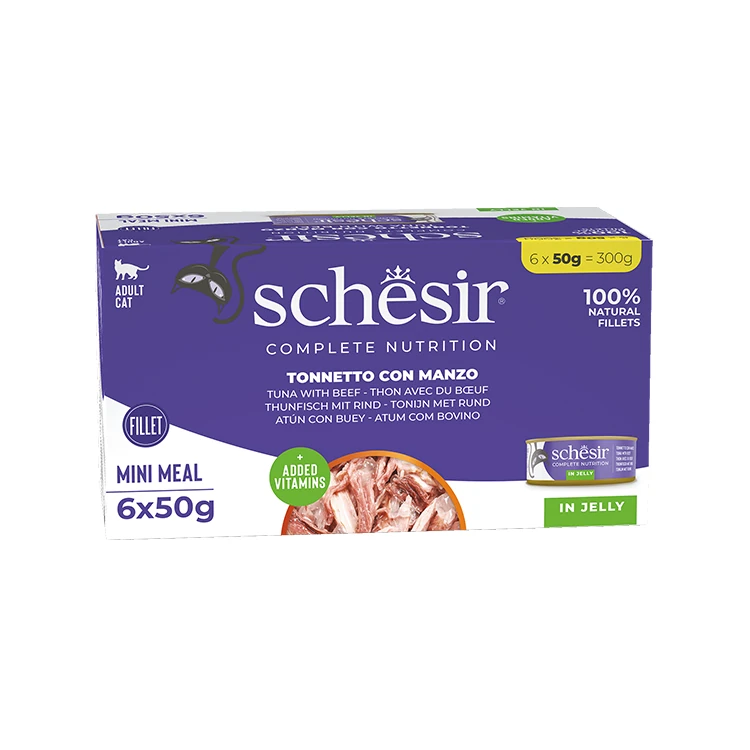 Schesir Multipack Biftekli Konserve Kedi Maması