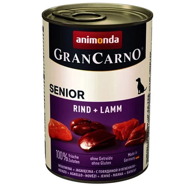 [200-082737] Animonda Gran Carno Senior Kuzu Etli Yaşlı Köpek Konservesi (1 Adet)