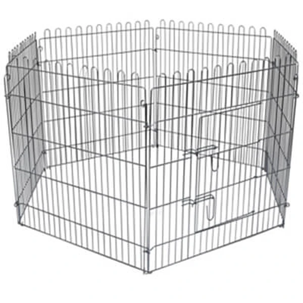 [240-507806] Flamingo Metal Köpek Eğitim ve Oyun Çiti