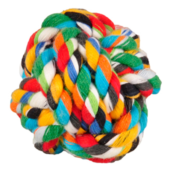 [240-503911] Flamingo Renkli Pamuk Top Köpek Oyuncağı (5.5 Cm)