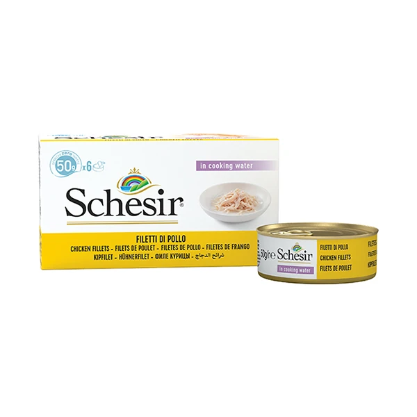 [230-C112] Schesir Multipack Tavuklu Yetişkin Konserve Kedi Maması (1 Adet)