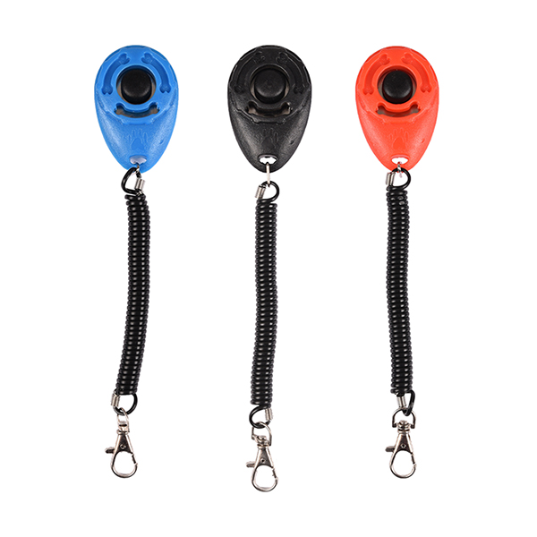 [240-47828] Flamingo Kayışlı Clicker Köpek Eğitim Düğmesi