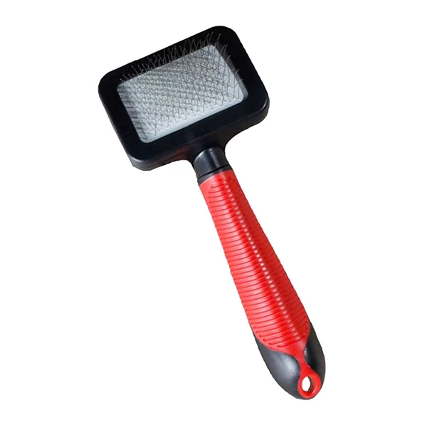 [240-1030237] Flamingo Soft Tel Kedi ve Köpek Tüy Tarama Fırçası (Small)