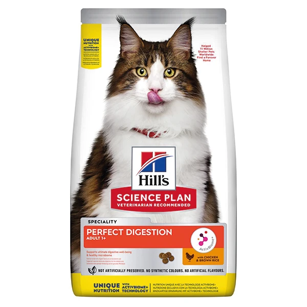 [610-605955] Hills Adult Perfect Digestion Tavuklu Sindirim Destekleyici Yetişkin Kedi Maması