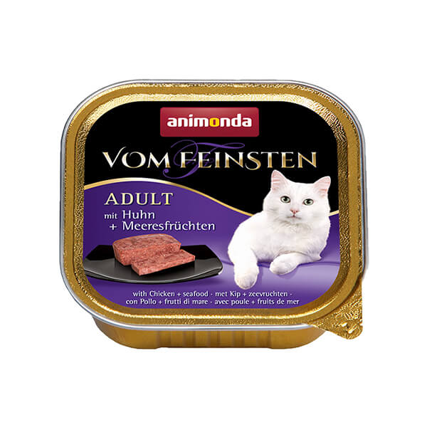 [200-083306] Animonda Tavuk ve Deniz Mahsüllü Yetişkin Konserve Kedi Maması (1 Adet)
