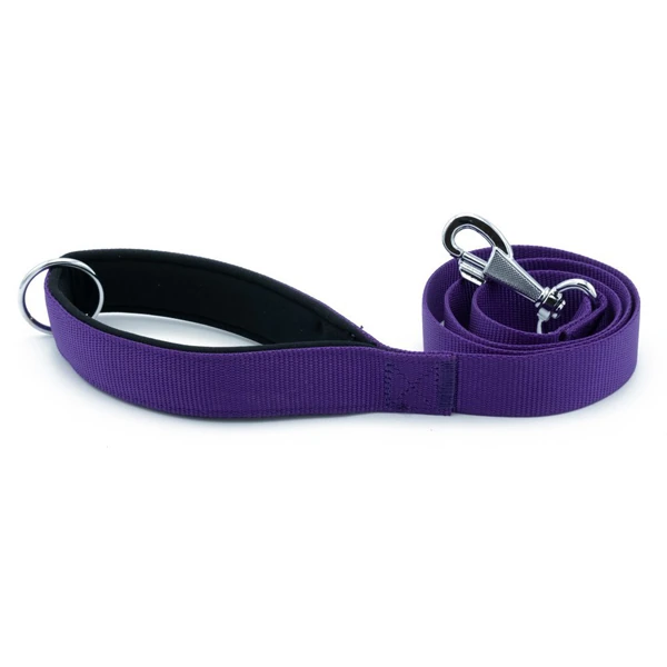 [DGZT30MPURPLE] Doggie Comfort Dokuma Köpek Gezdirme Tasması (Mor, 3x100 Cm)